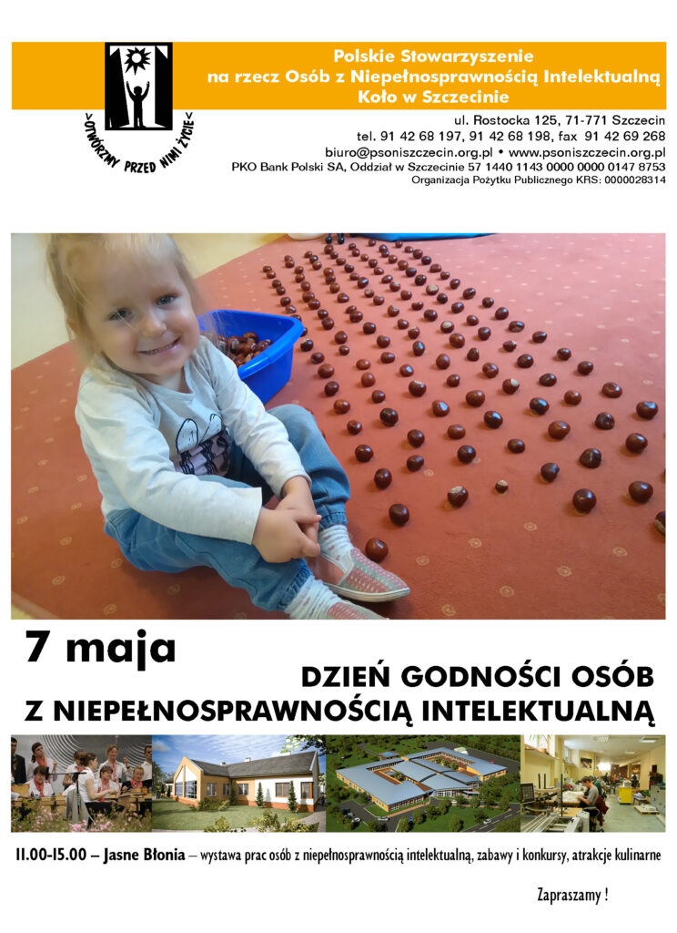 Festyn z okazji Dnia Godności Osób z Niepełnosprawnością Intelektualną - 7 maja 2024, Jasne Błonia w Szczecinie